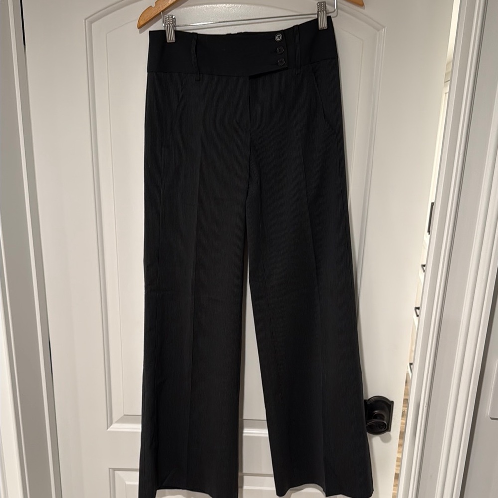 BCBGMaxazria Black Wide-Leg Women's Pants